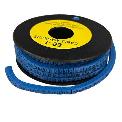 Cable (Q) Marker 2.6mm to 4.2mm 1000pcs Blue EC-1B
