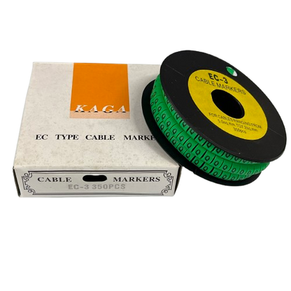 Cable (Q) Marker 5.0mm to 7.2mm EC-3G 350pcs Green