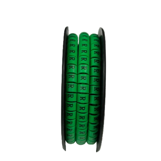 Cable (R) Marker 5.0mm to 7.2mm EC-3G 350pcs Green  Wire Tagging