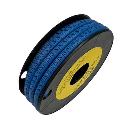 Cable (S) Marker 2.6mm to 4.2mm 1000pcs Blue EC-1B