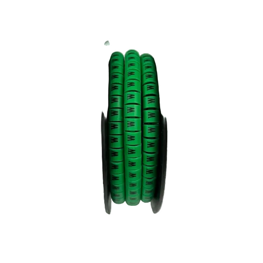 Cable (W) Marker 5.0mm to 7.2mm EC-3G 350pcs Green  Wire Tagging