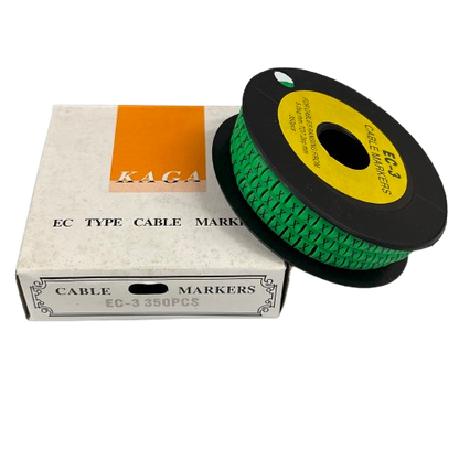 Cable (X) Marker 5.0mm to 7.2mm EC-3G 350pcs Green