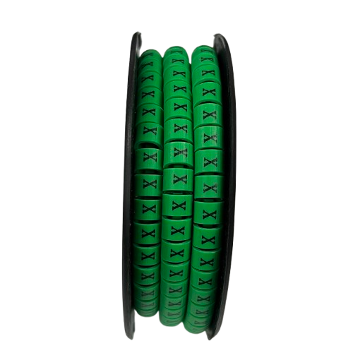 Cable (X) Marker 5.0mm to 7.2mm EC-3G 350pcs Green