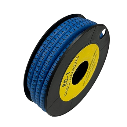 Cable (Y) Marker 2.6mm to 4.2mm 1000pcs Blue EC-1B