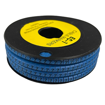 Cable (Z) Marker 2.6mm to 4.2mm 1000pcs Blue EC-1B