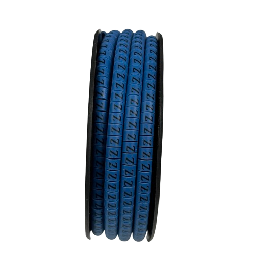 Cable (Z) Marker 2.6mm to 4.2mm 1000pcs Blue EC-1B