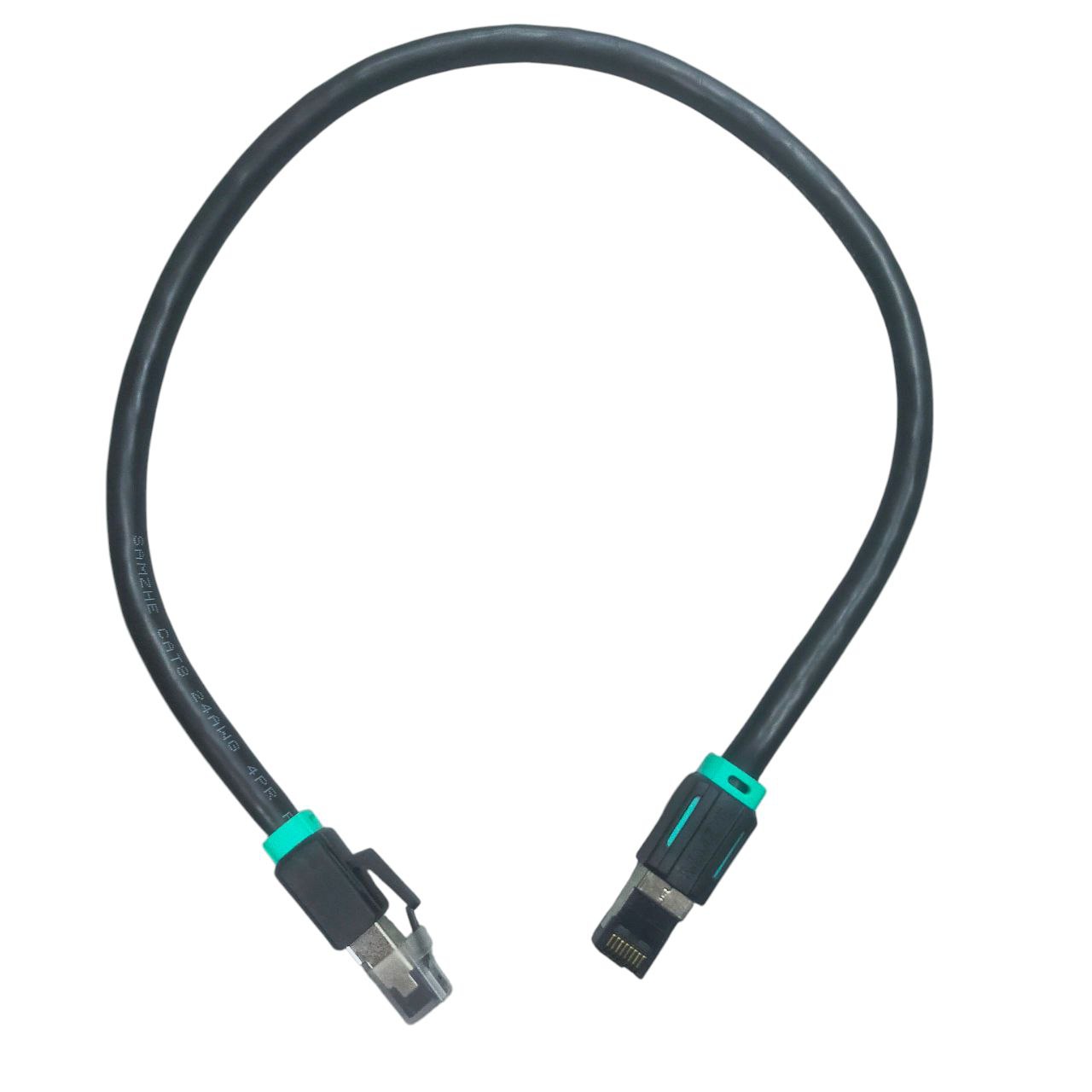 China Cat 8 High Performance Ethernet Patch Cord Cable 0.5 Meter