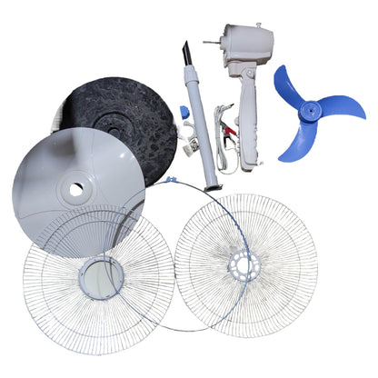 16 Inch 12V DC Stand Fan with Adjustable Height