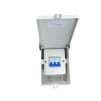 Chint 10A 3Pole 4.5KAIC 220V Miniature Circuit Breaker with Nema 3R enclosure K63N NEMA3RE-2P/3P+EB3PC104.5KA