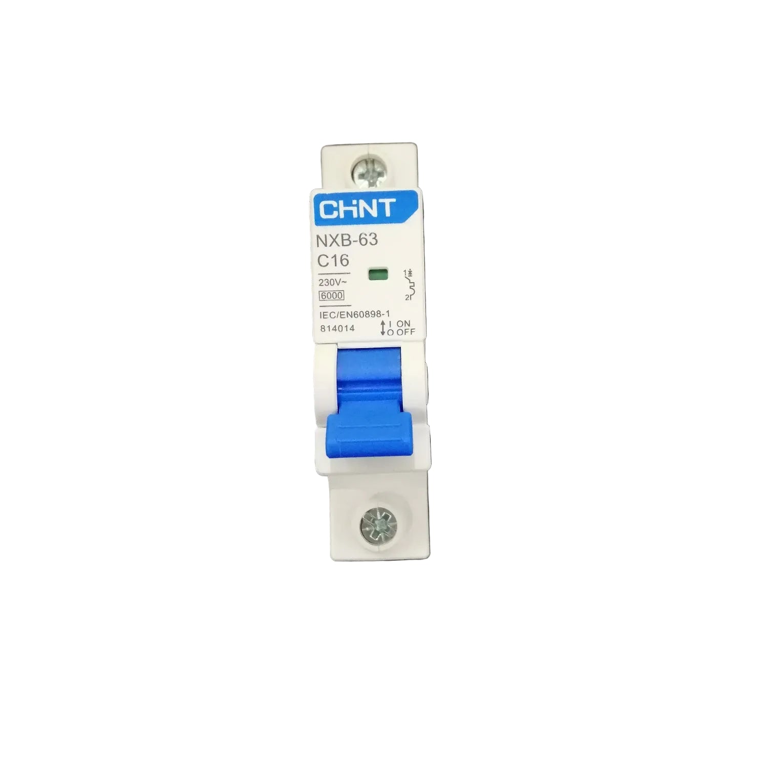 Chint 16A 1P 6KAIC 240V, 1 Module  MCB Miniature Circuit Breaker NXB-63 1P C16 6KA