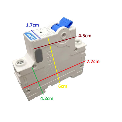 Chint 16A 1P 6KAIC 240V, 1 Module  MCB Miniature Circuit Breaker NXB-63 1P C16 6KA