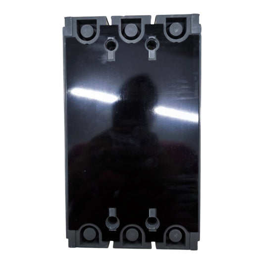 A black plastic electrical contactor or relay component with three terminal posts at the top and three at the bottom, shown against a plain white background.