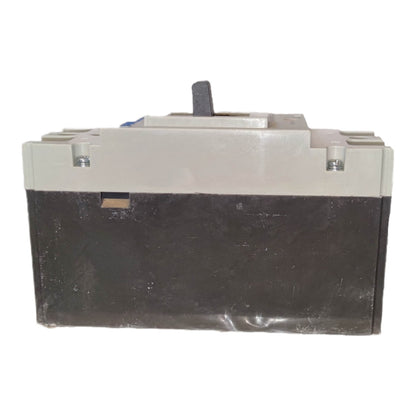 A rectangular industrial electrical component or switch module with a light gray top casing and a dark charcoal lower body, shown against a plain white background.