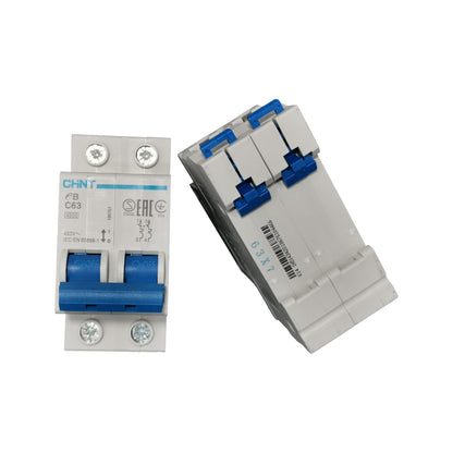 Chint 63A 2P 4.5KAIC 220V Miniature Circuit Breaker EB2PC634.5KA