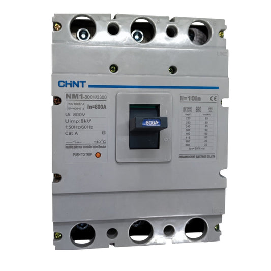 Chint 800A Industrial Circuit Breaker 3 Pole Three Phase 220V 85 KAIC Circuit Breakers