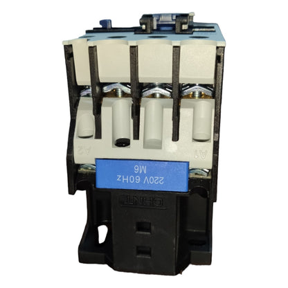 Electrical contactor with 'OHT' branding on a white background