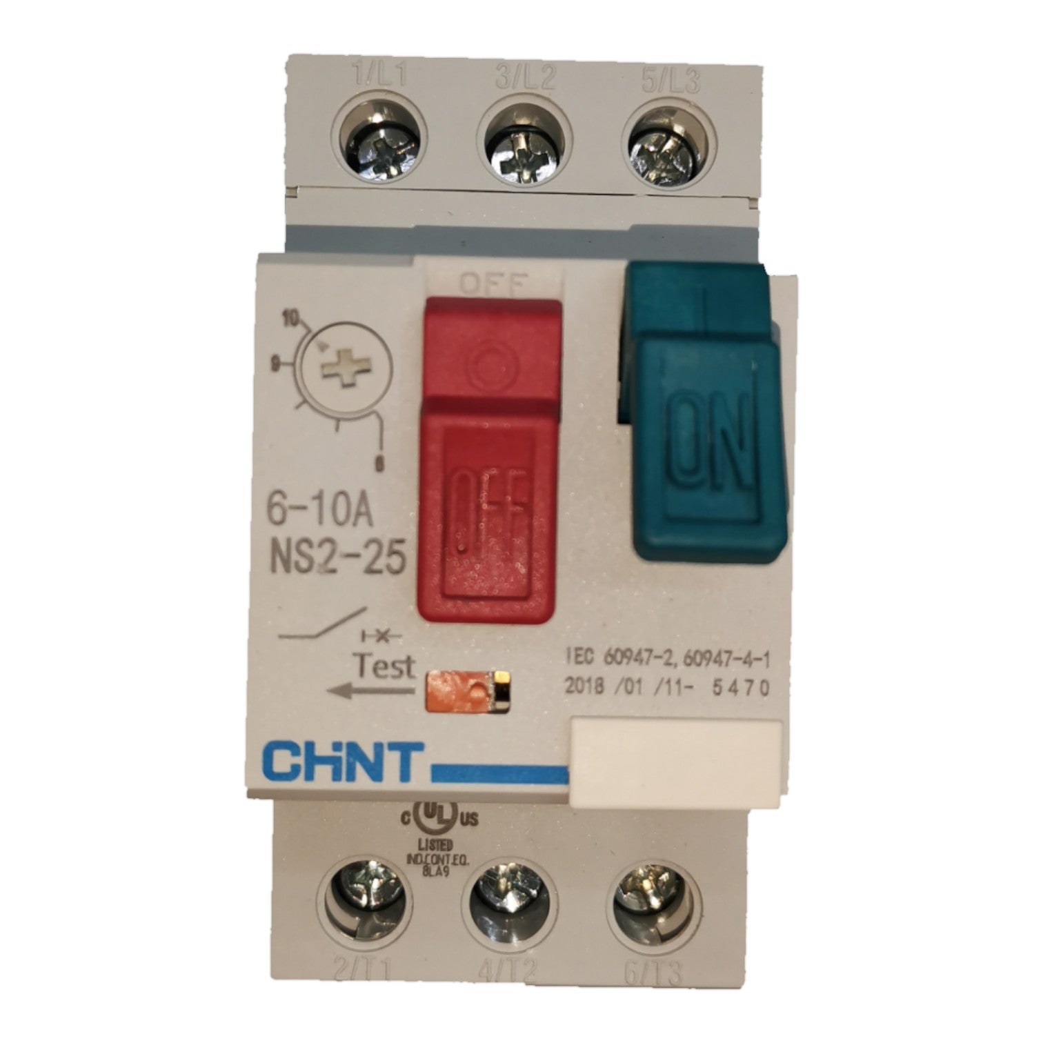 Chint Motor Protection Device 6-10A 3 Phase 3 Pole 220V MPCB NS2-25/6-10A Electx Electrical Supply