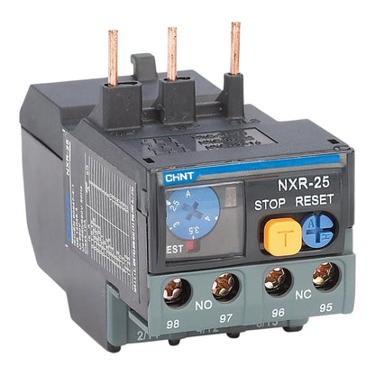 Chint Thermal Overload Relay 0.1-0.16A to 17-25A for Magnetic Contactor NXC-09 NXC-12 NXC-22 NXC-25 NXR-25 I Electx Electrical Supply