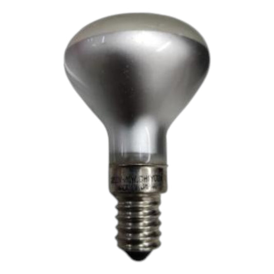 Silver reflector light bulb on a white background Chiyoda 40W Incandescent Lamp E14 220V Reflector Spotlight Bulb Warm White 3000K Electx Electrical Supply