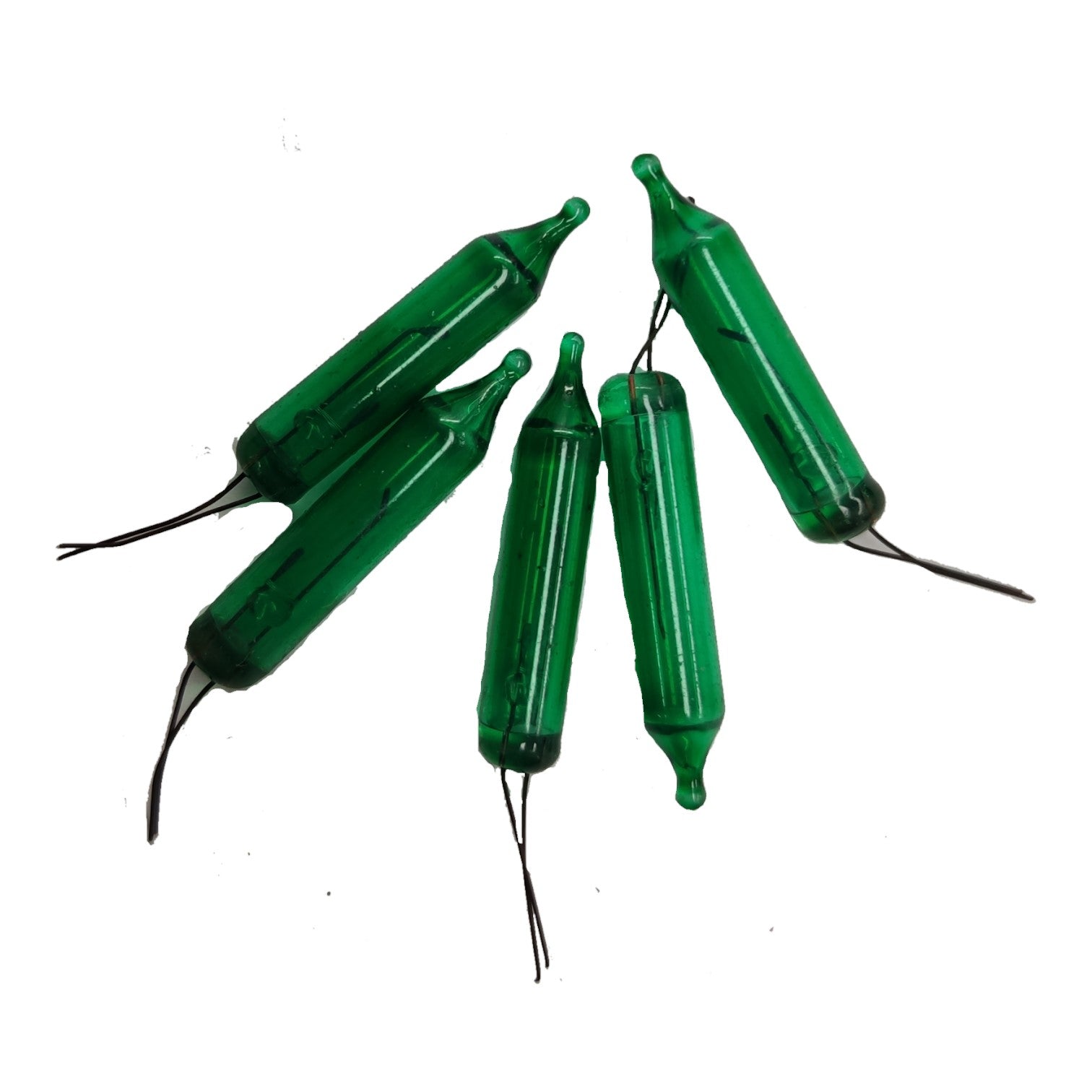 Green fishing floats on a white background Christmas Light Bulbs 25pcs of Bulbs per pack + 10pcs of bulbs Free for Warranty Electx Electrical Supply 2