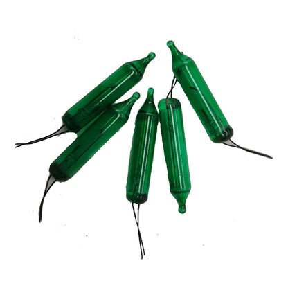 Green fishing floats on a white background Christmas Light Bulbs Assorted Colors (25pcs of bulbs per pack + 10pcs of bulbs Free for Warranty)