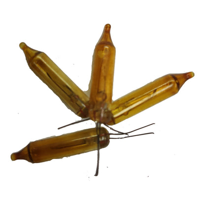 Transparent amber-colored butterfly with metallic sheen on a white background Christmas Light Bulbs Assorted Colors (25pcs of bulbs per pack + 10pcs of bulbs Free for Warranty) Electx Electrical Supply