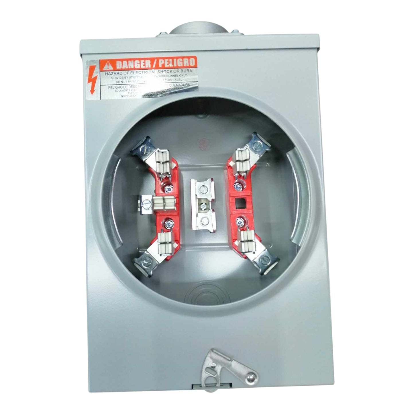 Cirtech KWH Meter Base 5 Jaws Square Type 1 1/4 inches Hub Size Max 200A