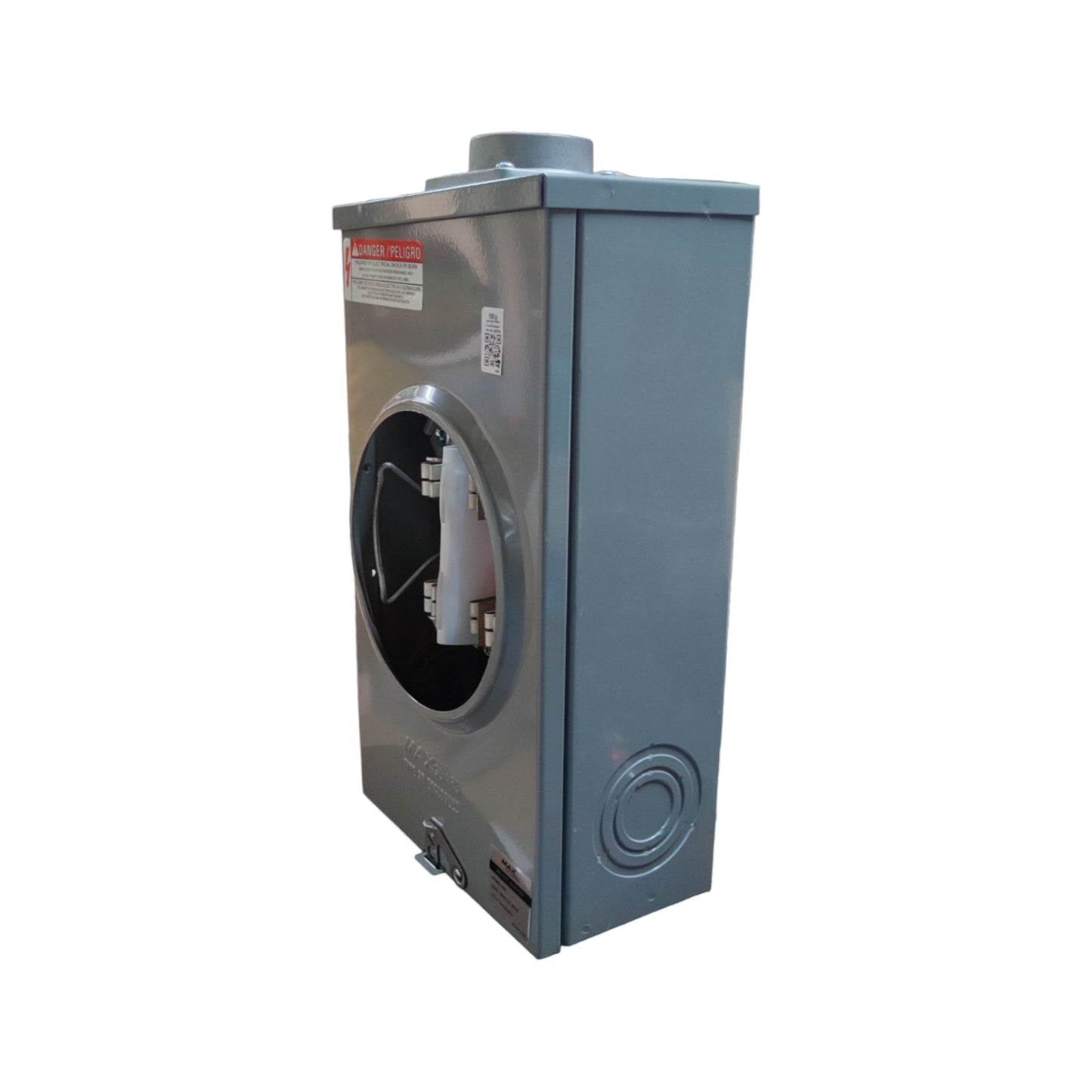 Cirtech Rectangular Meter Base 13 Jaws 1 1/2 inch Hub Size KWH Meter Base Max 200A