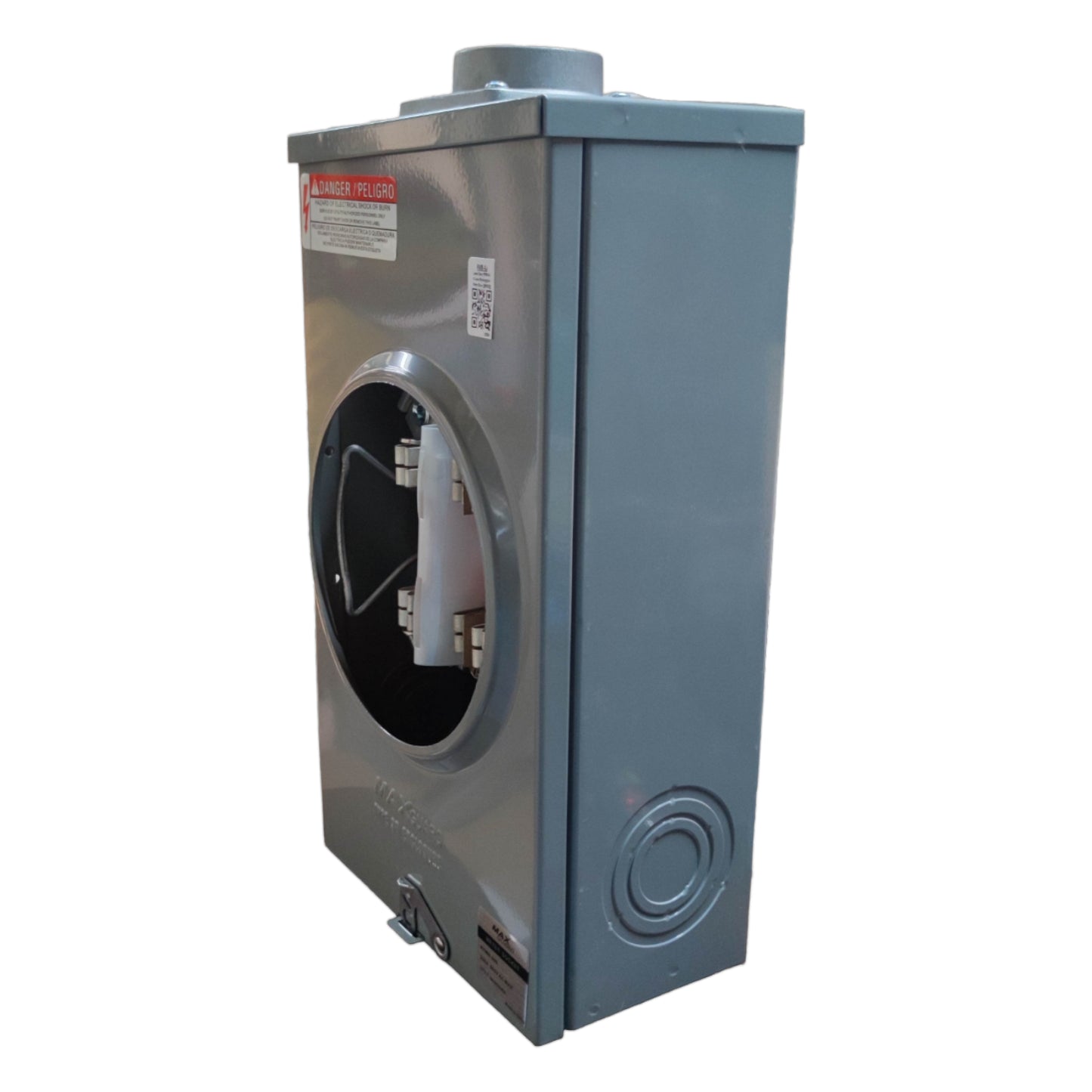 Cirtech Rectangular Meter Base 7 Jaws 1 1/4 Inch Hub Size KWH Meter Base Max 200A