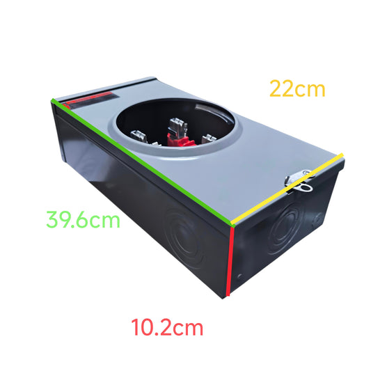 Rectangular electronic device with dimensions labeled on a white background