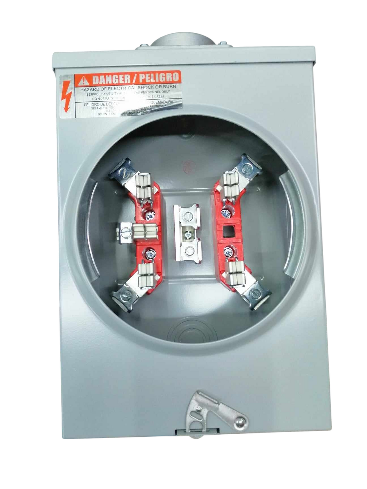 Cirtech KWH Meter Base 5 Jaws Square Type electrical component with metal casing