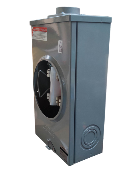 Cirtech KWH Meter Base 2 Inch gray electrical enclosure box for circuit connections