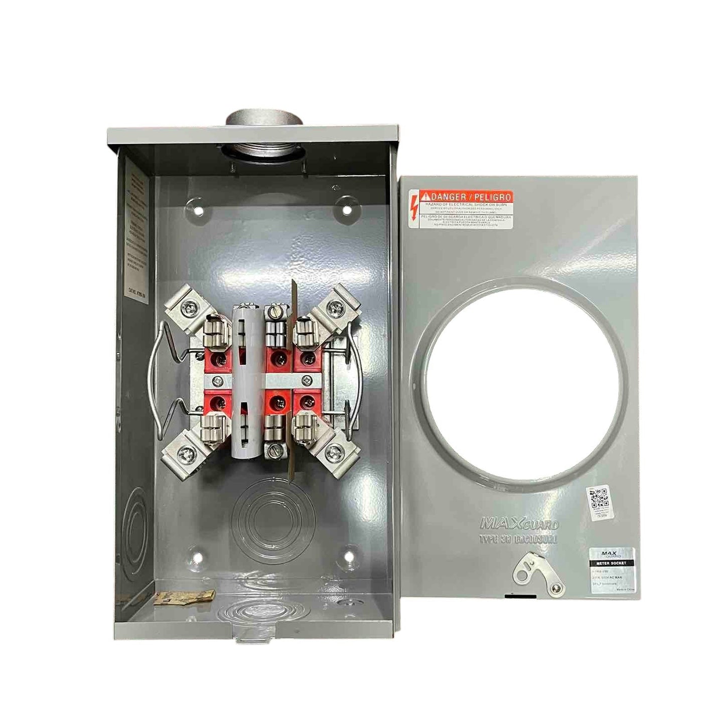 Cirtech KWH Meter Base 8 Jaws 2 Inches Rectangular Meter Base Max 200A Electx Electrical SUpply 4