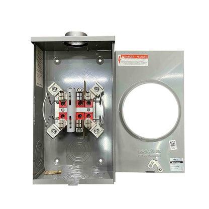 Cirtech KWH Meter Base 8 Jaws 2 Inches Rectangular Meter Base Max 200A Electx Electrical SUpply 4