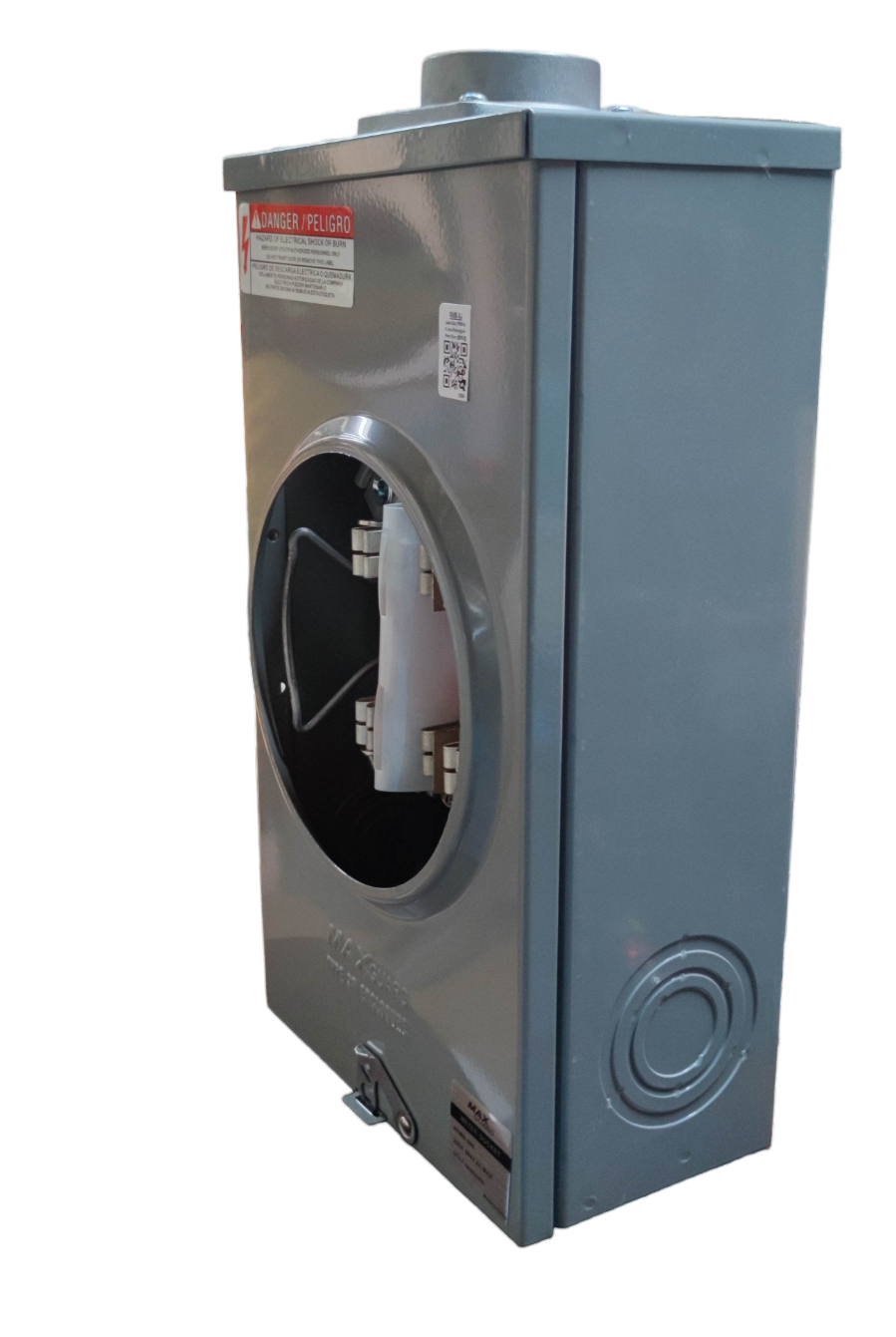 Cirtech Rectangular Meter Base 2 Inch Hub 5 Jaws Max 200A KWH Meter Base Electx Electrical Supply 10