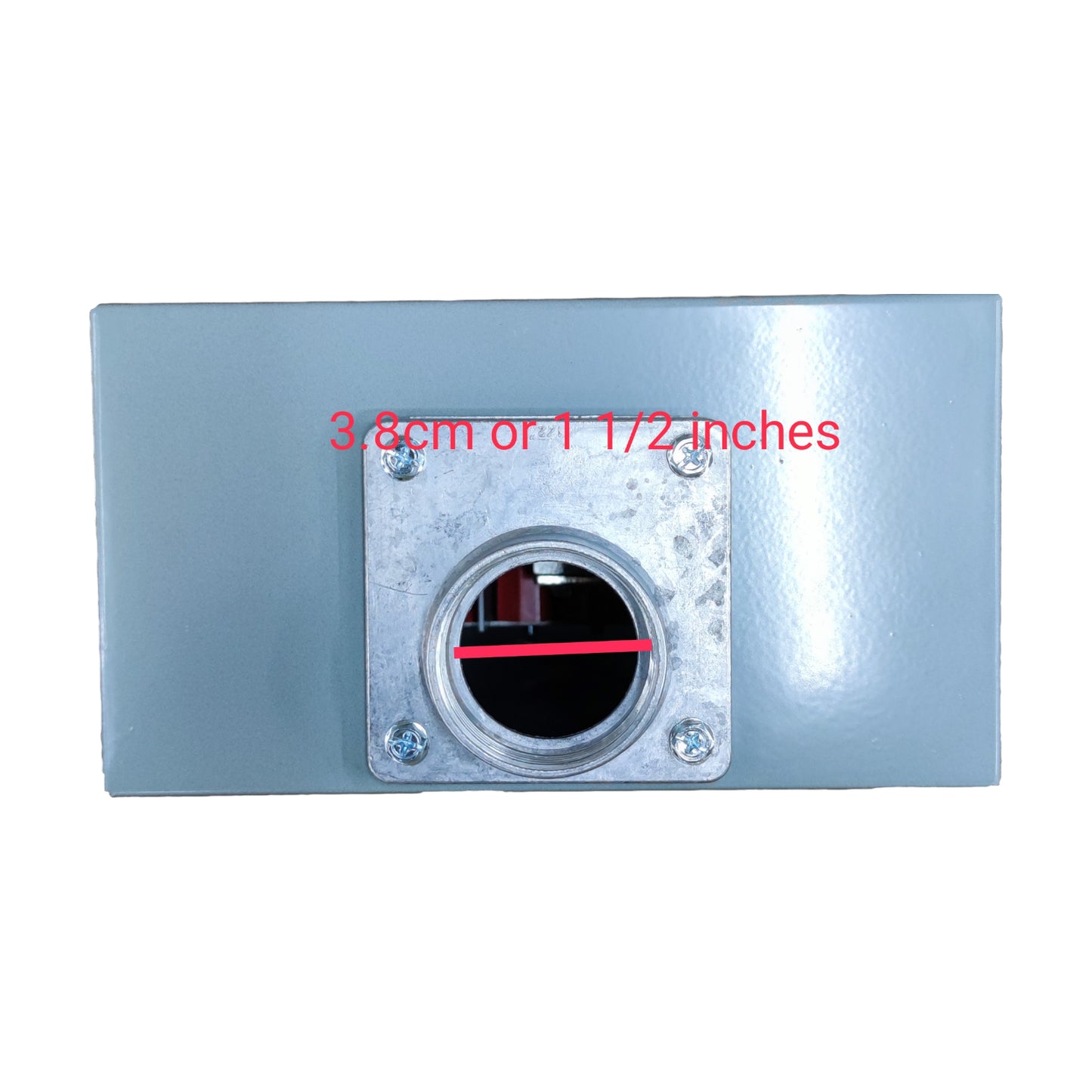 Cirtech Rectangular Meter Base  7 Jaws 1 1/2 Inch Hub, KWH Meter Base Max 200A