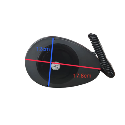 Code Red magnetic base emergency light 12V 24V with coiled power cable and compact black design