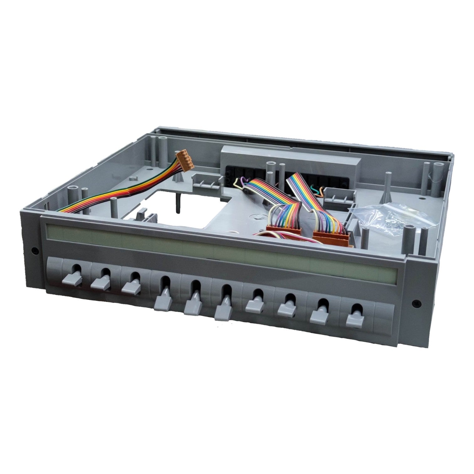 Electronic component with connectors and wiring on a white background Commax Expansion Unit CLS-10T "L" Left, Top Expansion Unit 10 Station for CLS-10T "L" Electx Electrical Supply