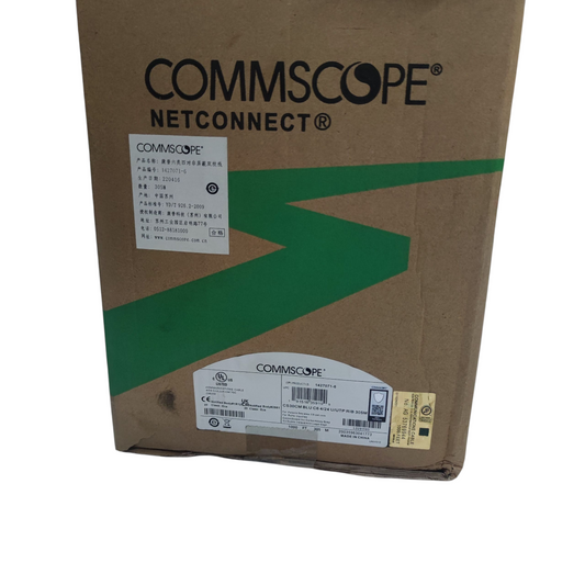 Comscope CAT6 UTP 300 Meters, LAN Cable, Ethernet Cable, Data Cable, Internet Cable, CAT 6 Cable AWG 24 4 Pairs White