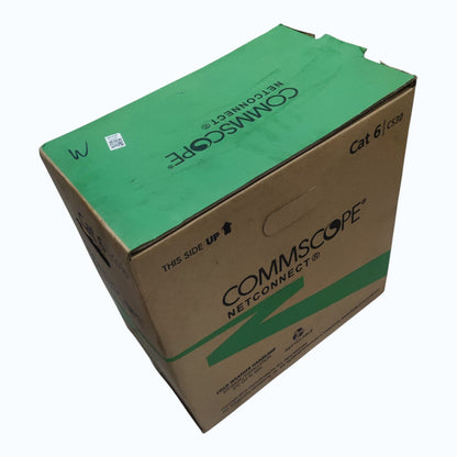 Comscope Precut LAN Cable, Ethernet Cable, Data Cable, UTP Cable, CAT 6 AWG 24 Solid Gray