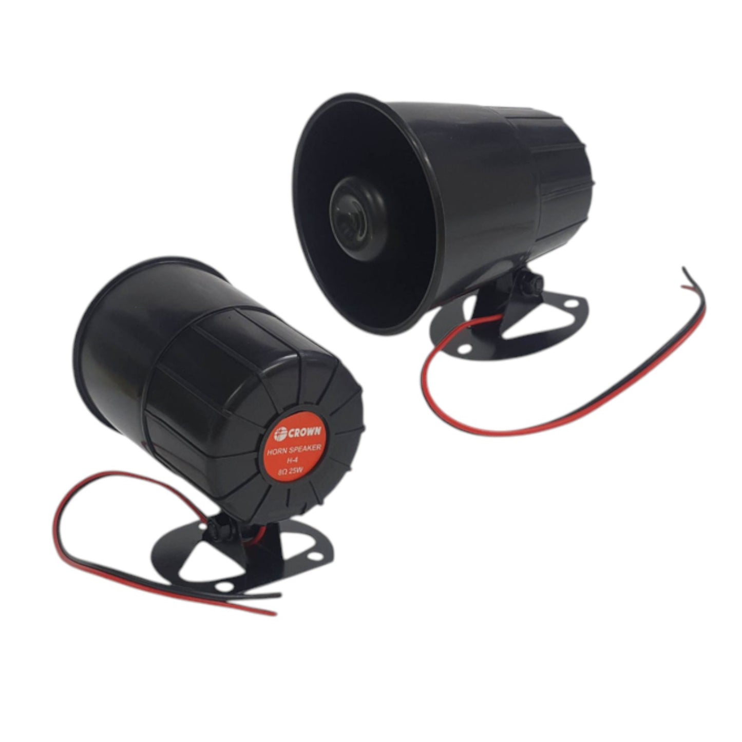 Crown Horn Speaker 25W 8 Ohm 4 Inches Black H-4
