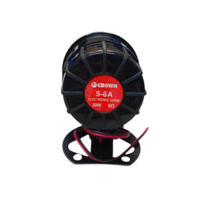 Crown Horn Speaker 30W 8 Ohms 3 1/2" Black S-6A