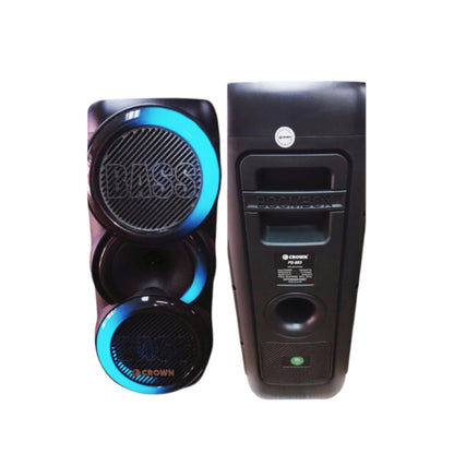 Crown Portable Speaker 250W 2 Woofer 2 Way 4-8 Ohms 270x290x620 PD-883