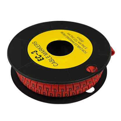 Grippes (D) Cable Marker Red 5.0mm to 7.2mm 350pcs