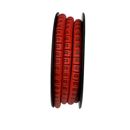 Grippes (D) Cable Marker Red 5.0mm to 7.2mm 350pcs