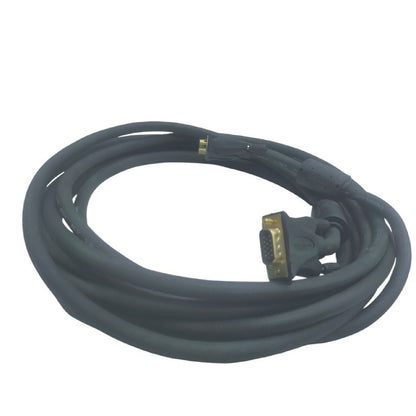 DVI Cable Male to Male Durable and Reliable Video Cable 5 Meters Black