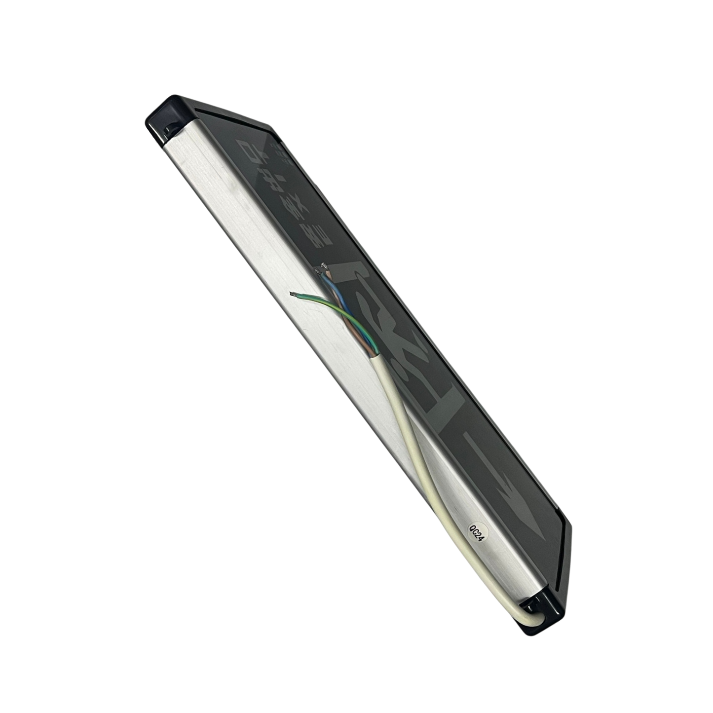 Exit Sign Left Arrow Running Man Glass 220V 3W Green DZ-BLZD-1LRE3W (E)SF