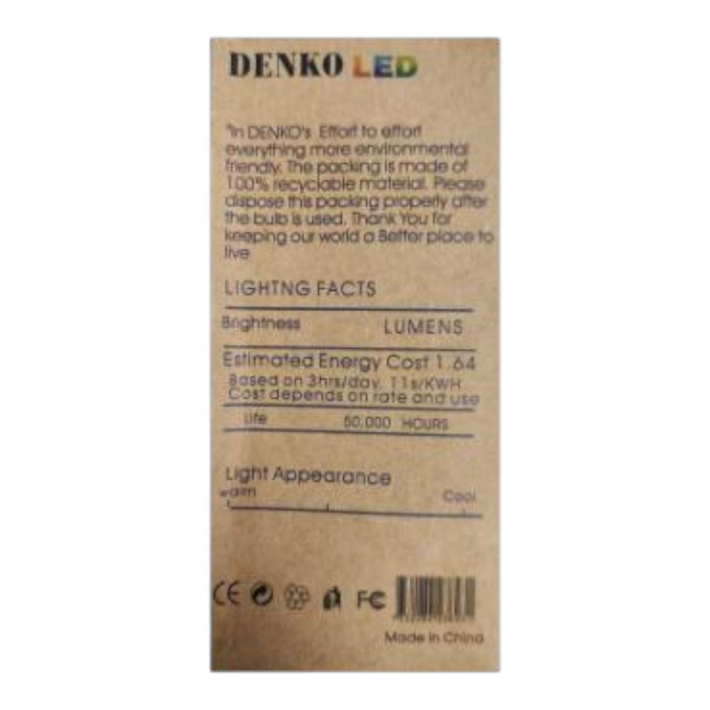 Denko 3W LED Bulb 12V DC E27 6500K Daylight with Aluminum Heat Sink needs Battery to light up