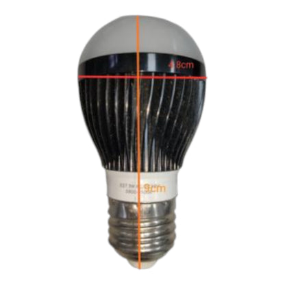 Denko 3W LED Bulb 12V DC E27 6500K Daylight with Aluminum Heat Sink needs Battery to light up