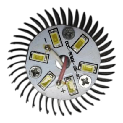 Denko 3W LED Bulb 12V DC E27 6500K Daylight with Aluminum Heat Sink needs Battery to light up